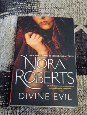 $4 Add-on Nora Roberts "Divine Evil" - Paperback Book